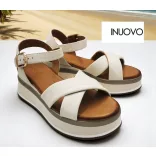 Inuovo A98018 Crema női szandál