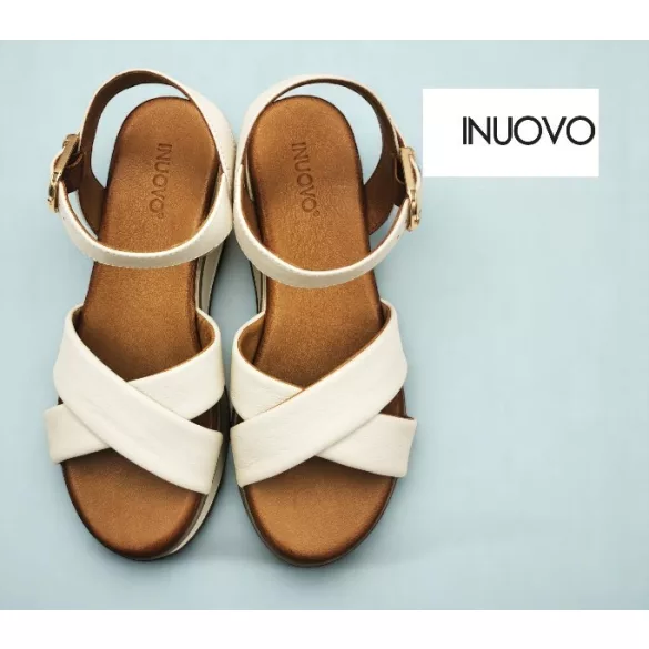 Inuovo A98018 Crema női szandál