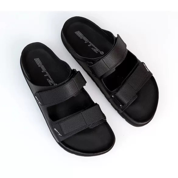Batz Adventure Black férfi papucs