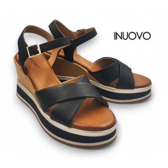 Inuovo B37003 Black női szandál