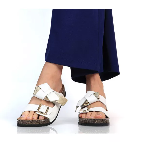 Batz Cosy stepW Arany Női papucs