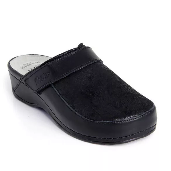 Batz Elena Fekete női papucs