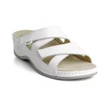 Batz Evelin fehér női papucs