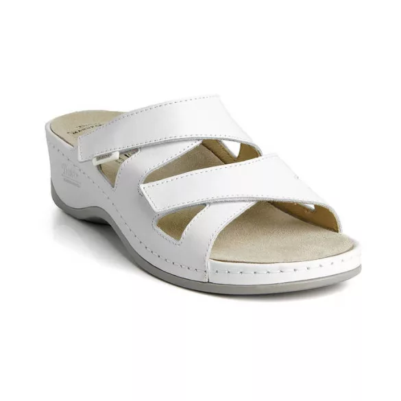 Batz Evelin fehér női papucs