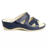 Batz Evelin kék női papucs