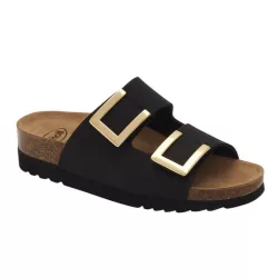 Scholl Monterey 2 Straps Ad fekete - F302611004 női papucs