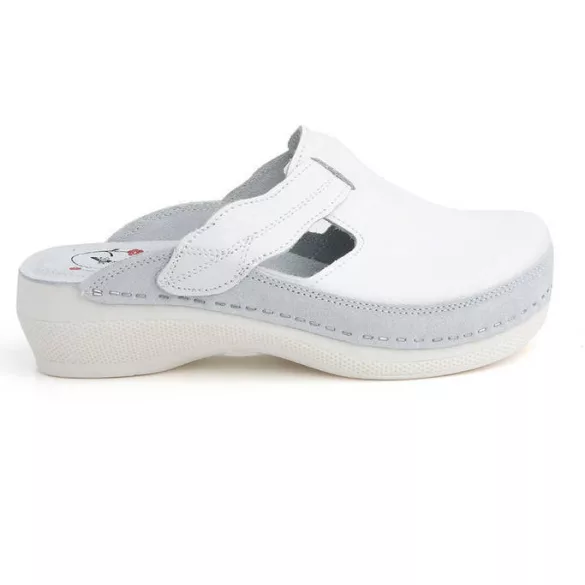 Batz Flower fehér női papucs