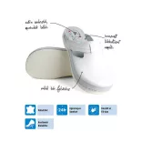 Batz Flower fehér női papucs