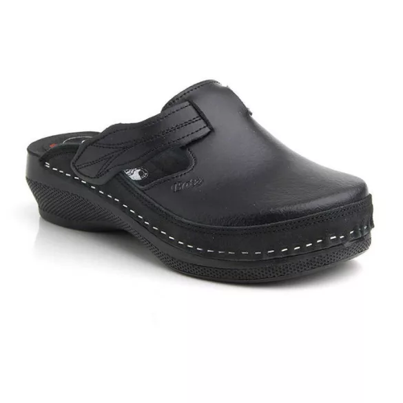 Batz Flower fekete női papucs