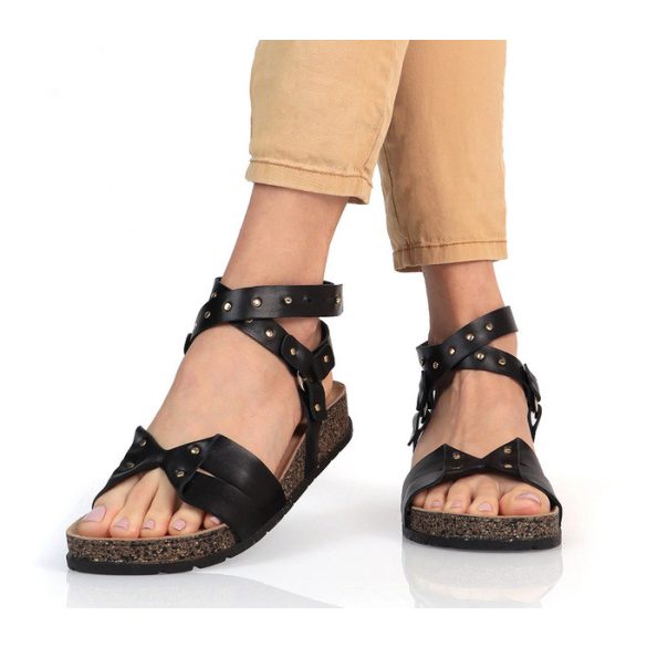 Batz Gladiator Fekete Női szandál