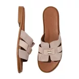 Batz Isabelle Beige Női Papucs