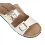 Batz Mallorca Beige-Gld női papucs