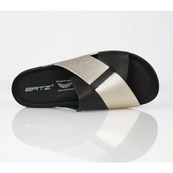 Batz Marina Black Gold női papucs