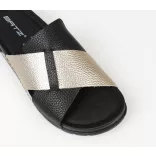 Batz Marina Black Gold női papucs