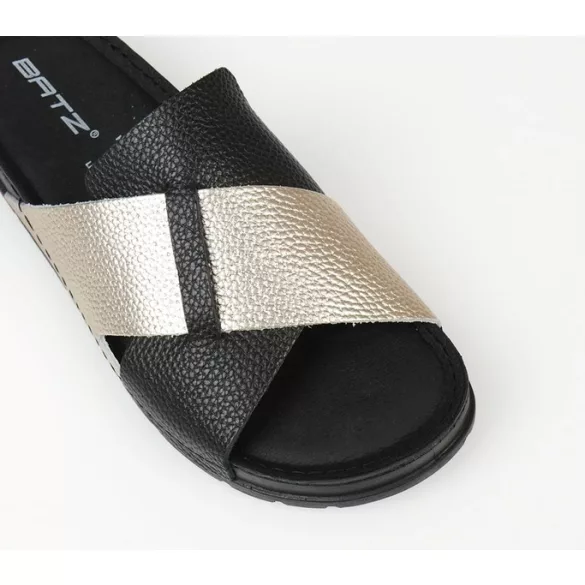 Batz Marina Black Gold női papucs