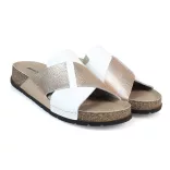 Batz Marina White Gold női papucs