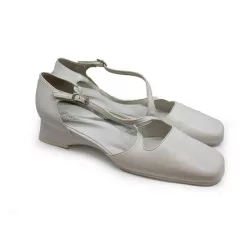 Kiárusítás Leleganza - Melinda-white női szandál