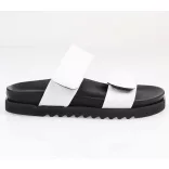 Batz Mia Fehér Fekete Női Papucs