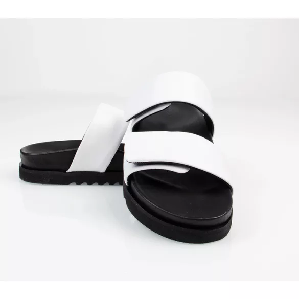 Batz Mia Fehér Fekete Női Papucs