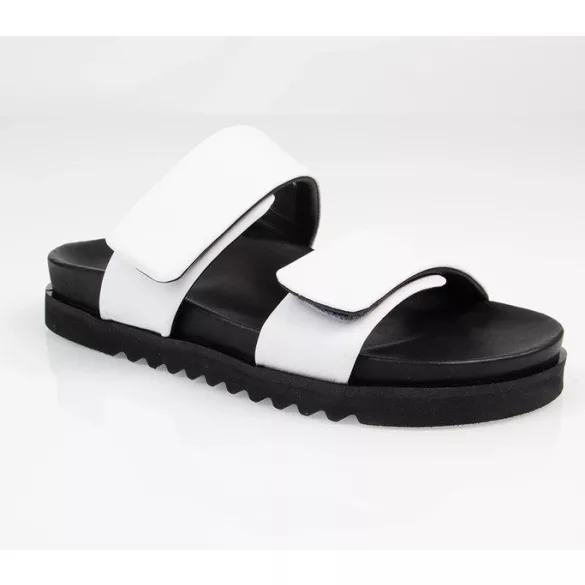 Batz Mia Fehér Fekete Női Papucs