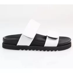 Batz Mia Fehér Fekete Női Papucs