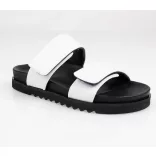 Batz Mia Fehér Fekete Női Papucs