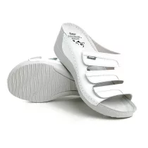 Batz Olga fehér női papucs