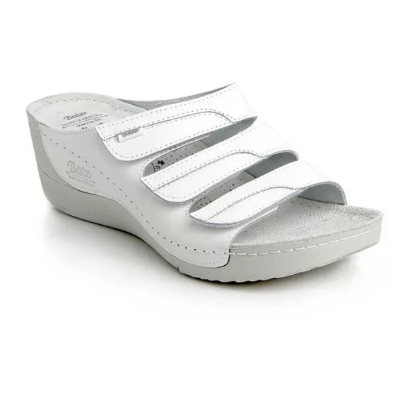 Batz Olga fehér női papucs