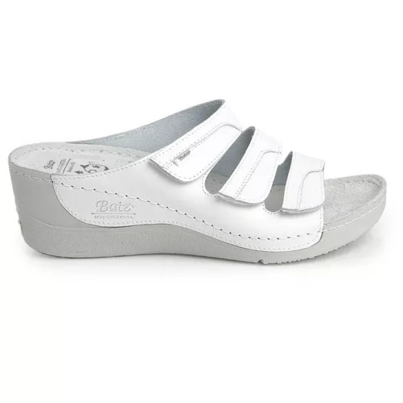 Batz Olga fehér női papucs