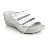 Batz Olga fehér női papucs