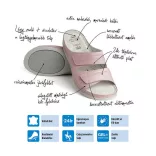 Batz Rea pink női papucs