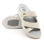 Batz Sorrento tortfeher női papucs