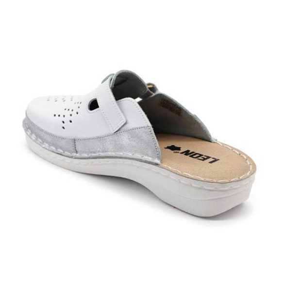 Leon Comfort V261 Fehér női papucs