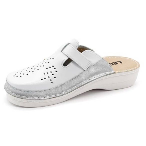 Leon Comfort V261 Fehér női papucs