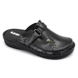 Leon Comfort V261 Fekete női papucs