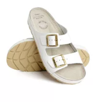 Batz Zenna fehér női papucs