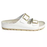 Batz Zenna fehér női papucs