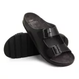 Batz Zénó Fekete férfi papucs