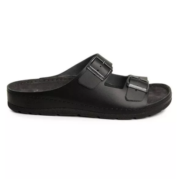 Batz Zénó Fekete férfi papucs