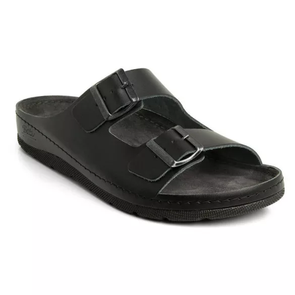 Batz Zénó Fekete férfi papucs