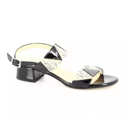 Kiárusítás Linea Uno - f1001-nero női szandál